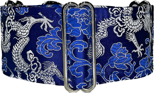 Extra Soft Martingale Dog Collar for Greyhound Saluki Whippet and Other Breeds with Similar Neck 2" Wide (L 14"-18")