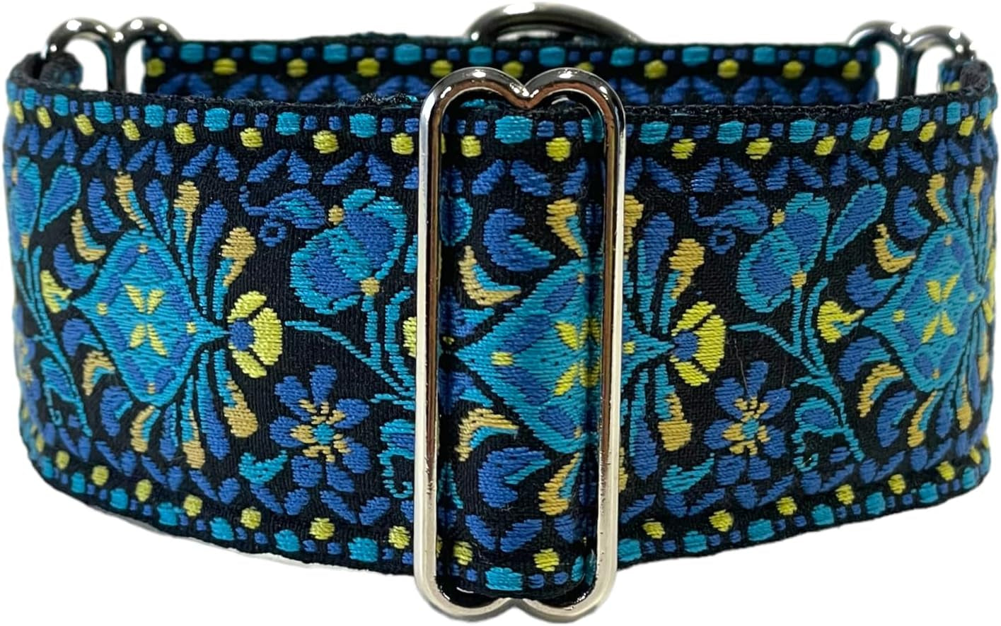 Martingale Dog Collar for Greyhound Saluki Whippet and Other Breeds with Similar Neck 2" Wide (11"-14") Matching Leash Available