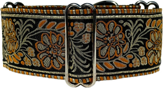 Martingale Dog Collar for Greyhound Saluki Whippet and Other Breeds with Similar Neck 2" Wide (M 11"-14")