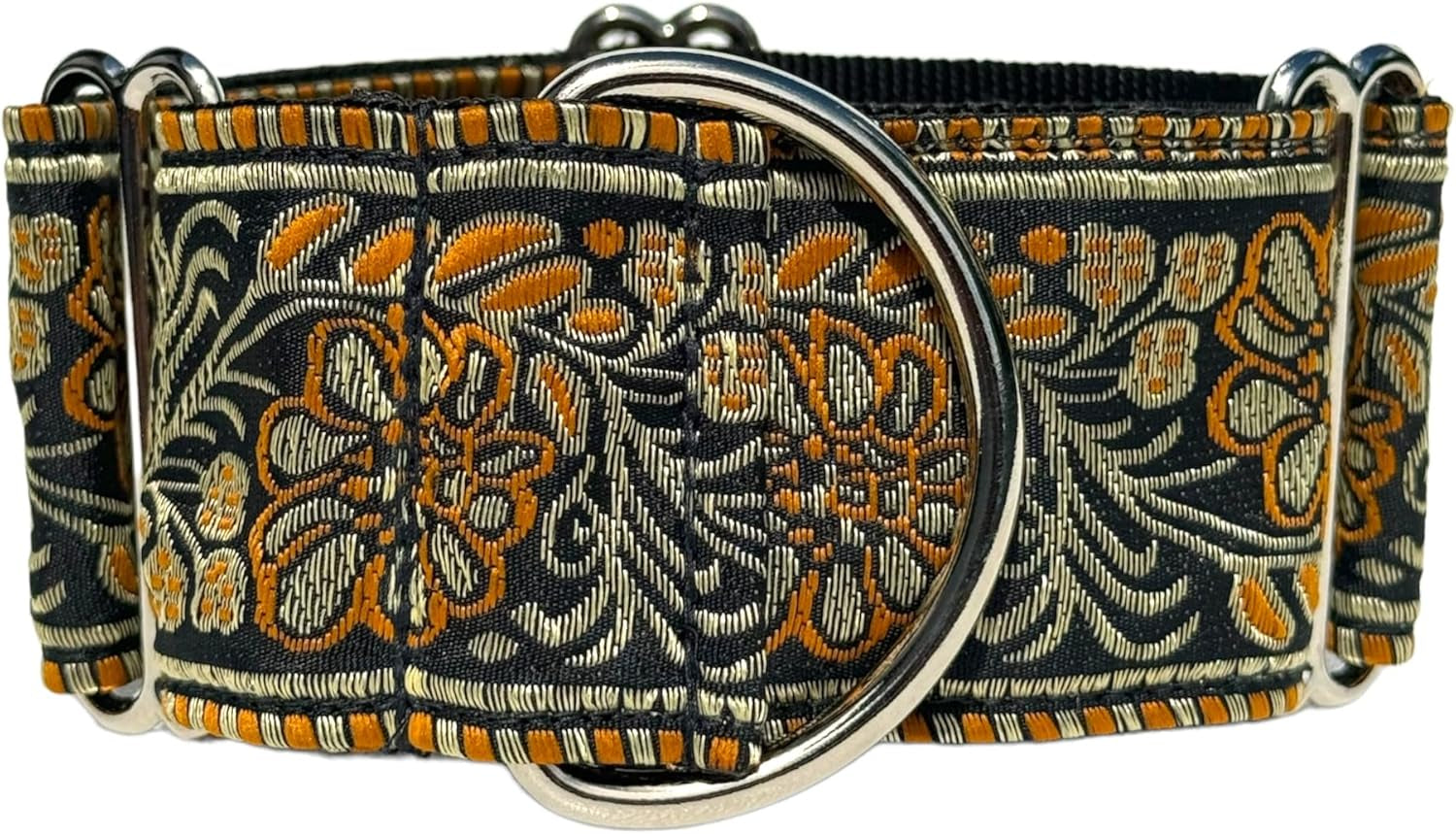 Martingale Dog Collar for Greyhound Saluki Whippet and Other Breeds with Similar Neck 2" Wide (M 11"-14")