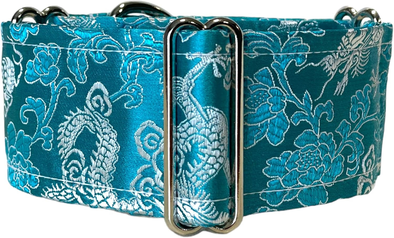 Extra Soft Martingale Dog Collar for Greyhound Saluki Whippet and Other Breeds with Similar Neck 2" Wide (11"-14")