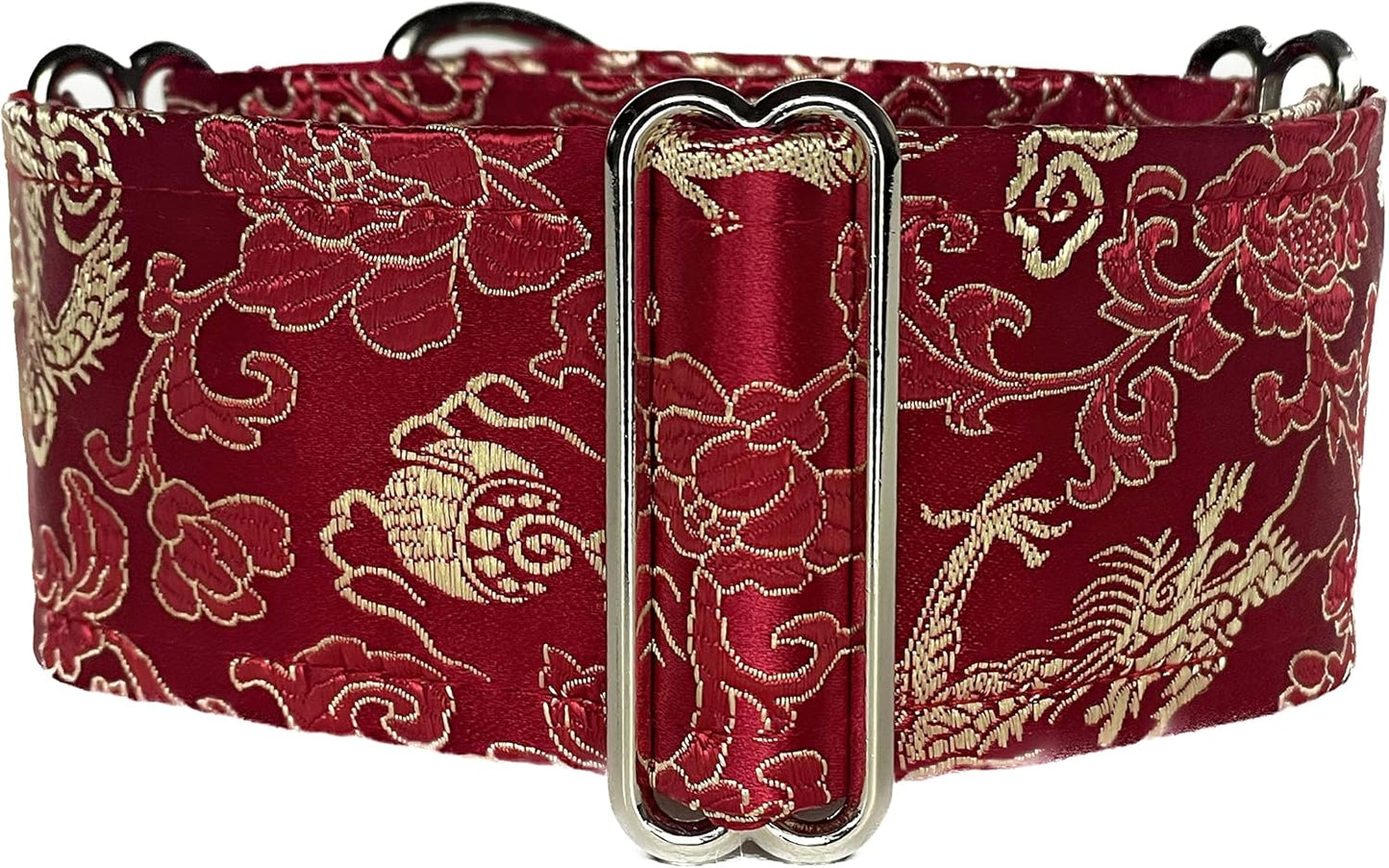 Extra Soft Martingale Dog Collar for Greyhound Saluki Whippet and Other Breeds with Similar Neck 2" Wide (M 11"-14")