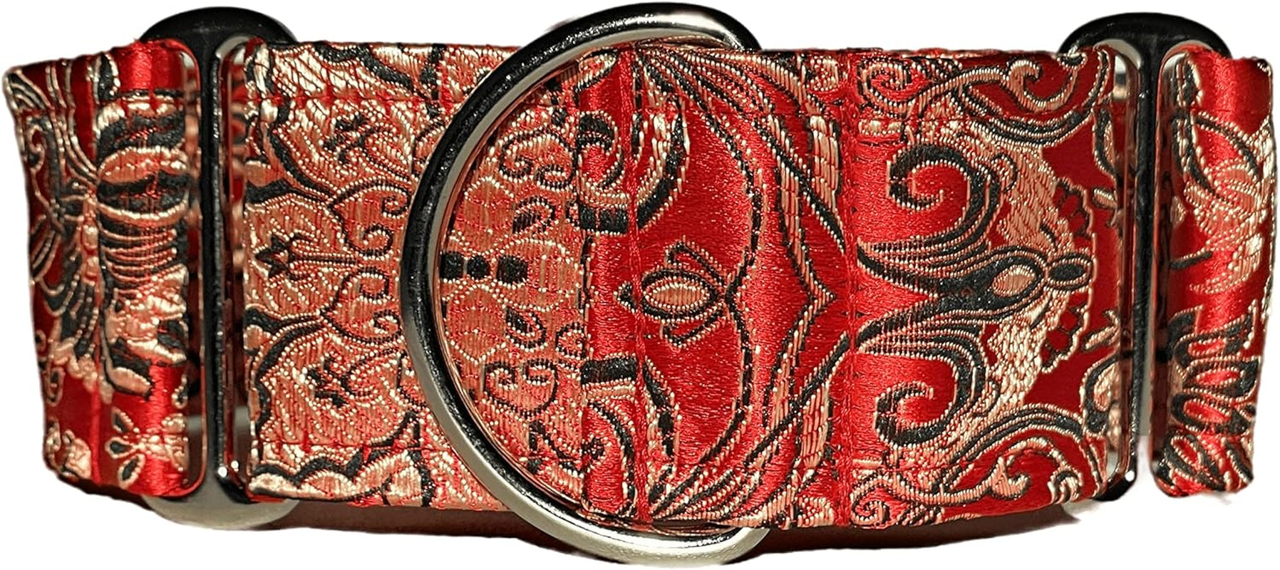 Extra Soft Martingale Dog Collar for Greyhound Saluki Whippet and Other Breeds with Similar Neck 2" Wide (XL 17”-22”)